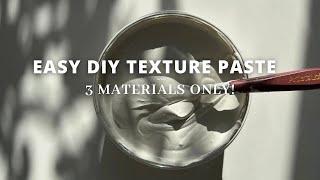 DIY Plaster Mixture Tutorial | Creamy Texture Paste for 3D Plaster Art | Easy Texture Paste Tutorial