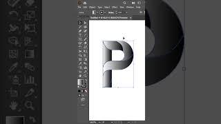 "Logo Design  || P Logo Design With Pen tool || letters logo" Adobeillustrator Tutorial#illustrator