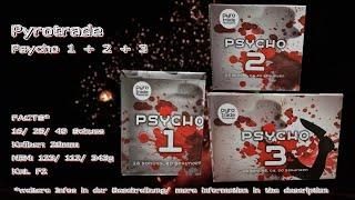 Pyrotrade - Psycho 1 + 2 + 3  |  Günstig!  |  Schöne Reihe  | Verschiedene Effekte | Empfehlenswert