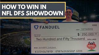 How to Build Winning NFL DFS Showdown Lineups on DraftKings & FanDuel (2024)