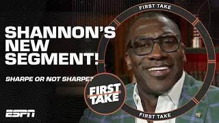 SHARPE OR NOT SHARPE?  Shannon Sharpe can’t GRASP his own segment  ‘MY BAD, MY BAD!’ | First Take