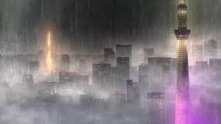 【4k】Beautiful Anime rain