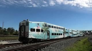 F40's and GP49's Still Running Strong - Railfanning Tri-Rail January 2023