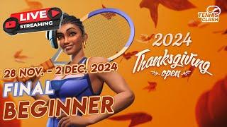 Tennis Clash 2024 Thanksgiving Open Beginner Final Round [November-December 2024]