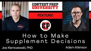 CONTEST PREP UNIVERSITY FEATURE - How to Make Supplement Decisions