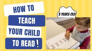 How to Teach Your Child to Read: 3 Easy Steps