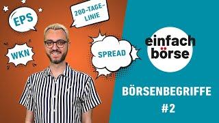 Börsenbegriffe #2 – „WKN“, „200-Tage-Linie“, „EPS“ & „Spread“