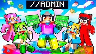 Using OWNER ADMIN COMMANDS on One OP Block in Minecraft!