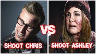 Until Dawn Remake - What Happened If You Choose to Shoot Chris or Ashley (Big Difference)