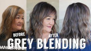 Hair Transformations with Lauryn: Grey Blending Color Correction Ep. 216