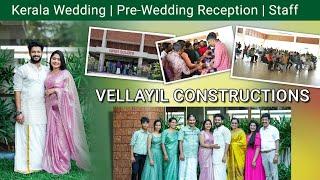 Kerala Wedding|Pre-wedding reception| Vellayil Constructions #family #reception #vismaya Sebastian