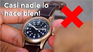 ¿Como DARLE CUERDA a un reloj y cómo usar un reloj AUTOMÁTICO?