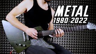 HISTORY OF METAL - 1 Riff per Year from 1980 to 2022