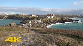 Newquay Walk: Towan Headland【4K】