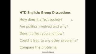 How To Do English: Group Discussions