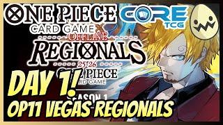 One Piece Card Game: Day 1! @CoreTCG-YT Las Vegas OP11 Regionals Tournament Livestream.