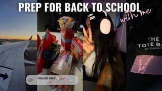 PREPARE FOR BACK TO SCHOOL WITH ME ᥫ᭡ | groceries, planning, hair tutorial, etc ‍️