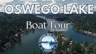 OSWEGO LAKE BOAT TOUR WITH CHRIS LARSSON OF OSWEGO REAL ESTATE GROUP