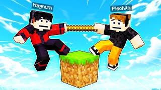 MINECRAFT en UN BLOQUE con @Plech   | El Magnum