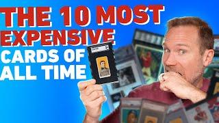 Top 10 MOST VALUABLE Sports Cards of all Time!!