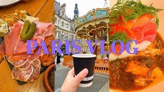 Weekly Paris Vlog ⎮Christmas hol-eat-day(Wine, Raclette, Pasta etc), market in city hall, Ballet🩰