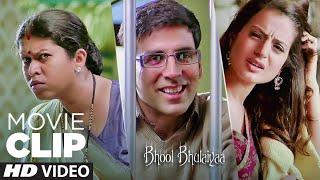 Woh Yaha Kya Kr Raha Tha? | Bhool Bhulaiyaa | Movie Clip | Akshay Kumar, Vidya Balan, Ameesha Patel,