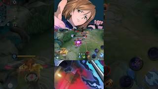 Melissa vs karrie fight lavel 1#mobilelegends #short #melissa #karrie