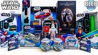 Star Wars toy collection unboxing ASMR | Disney Doorables | Lightsaber Forge | Stretch | toy review