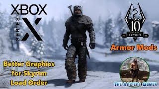 Skyrim Anniversary Edition Mods Xbox Series X: Better Graphics Skyland Load Order, Armor Mods Part 2