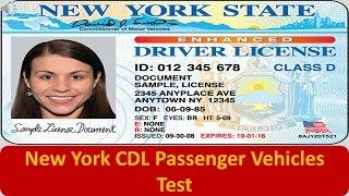 New York CDL Passenger Vehicles Test