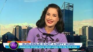 Dita Von Teese Interview on 'The Daily Edition' | June 16th, 2016