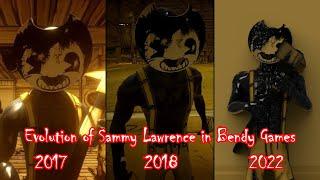 Evolution of Sammy Lawrence in Bendy Games (2017~2022)