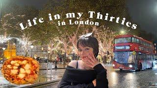 Life in my thirties in London  christmas lights, shopping, fashion styling, coffee shops