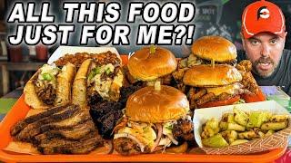 Island Pig & Fish’s $165 Menu Challenge Has BBQ, Seafood Sandwiches, and Fort Pierce's Best Burger!!