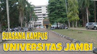 Suasana Kampus Universitas Jambi saat Mahasiswa Baru 2023 Mulai Masuk