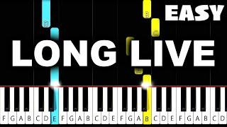 Taylor Swift - Long Live - EASY Piano Tutorial