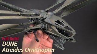 Full Video Build | DUNE Atreides Ornithopter 1/72 Meng SCI-FI Model