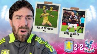 ASTON VILLA 2-2 CRYSTAL PALACE | DEFENSIVE SHAMBLES  