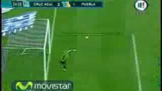 Cruz azul vs Puebla  Cuartos de final vuelta 3 - 2  Apertura 2009