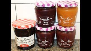 Bonne Maman Cranberry Cherry Preserves & Intense Fruit Spread Cherry/Apricot/Red Fruits/Strawberry