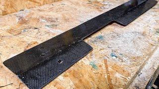 How to make DIY carbon fiber parts at home with wet lay