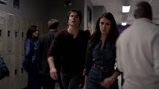 5x17 elena and damon walking