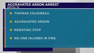 Bristol, TN Police: Man facing aggravated arson charges following structure fire