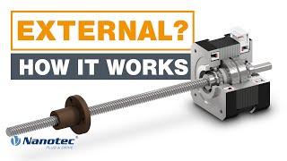 External Linear Actuator Animation - Nanotec