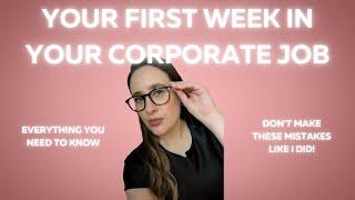 Starting your first corporate job? | 4 survival tips you must know!