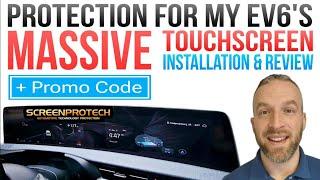 Protection for my EV6's MASSIVE Touchscreen!  Screen ProTech Installation & Review