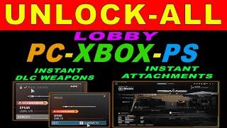 DO THIS NOW !! Unlock-All LOBBY Glitch FOR ALL PLATFORMS !! warzone unlock all lobby glitch tutorial