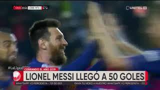 Lionel Messi llegó a los 50 goles