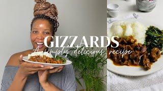 Chicken gizzards recipe | how to cook chicken gizzards | SAYouTuber