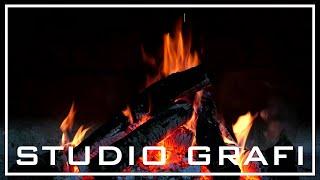 Fireplace And Sound of Fire - 4K